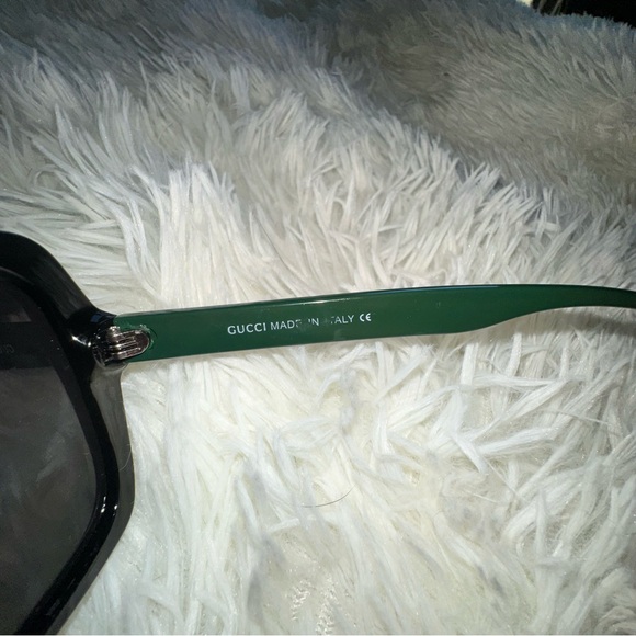 Luxury Fashion Black and Green Sunglasses main image 8